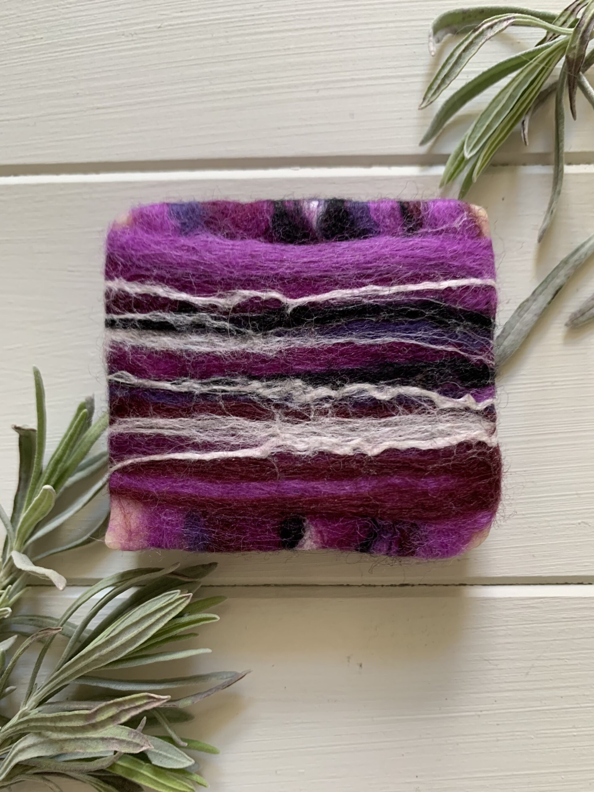 Lavender and Bergamot Felted Soap - Image 2