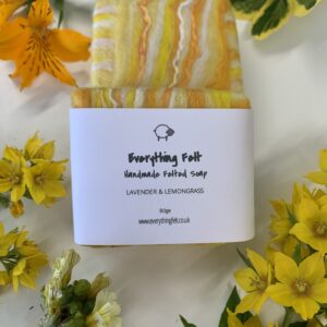 Image of Lavender and Lemongrass Felted Soap