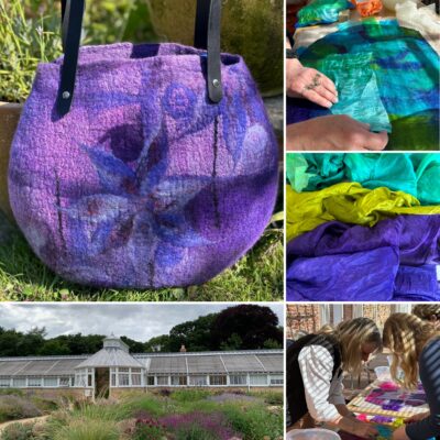 Wet Felting Decorative Tote Bag Workshop
