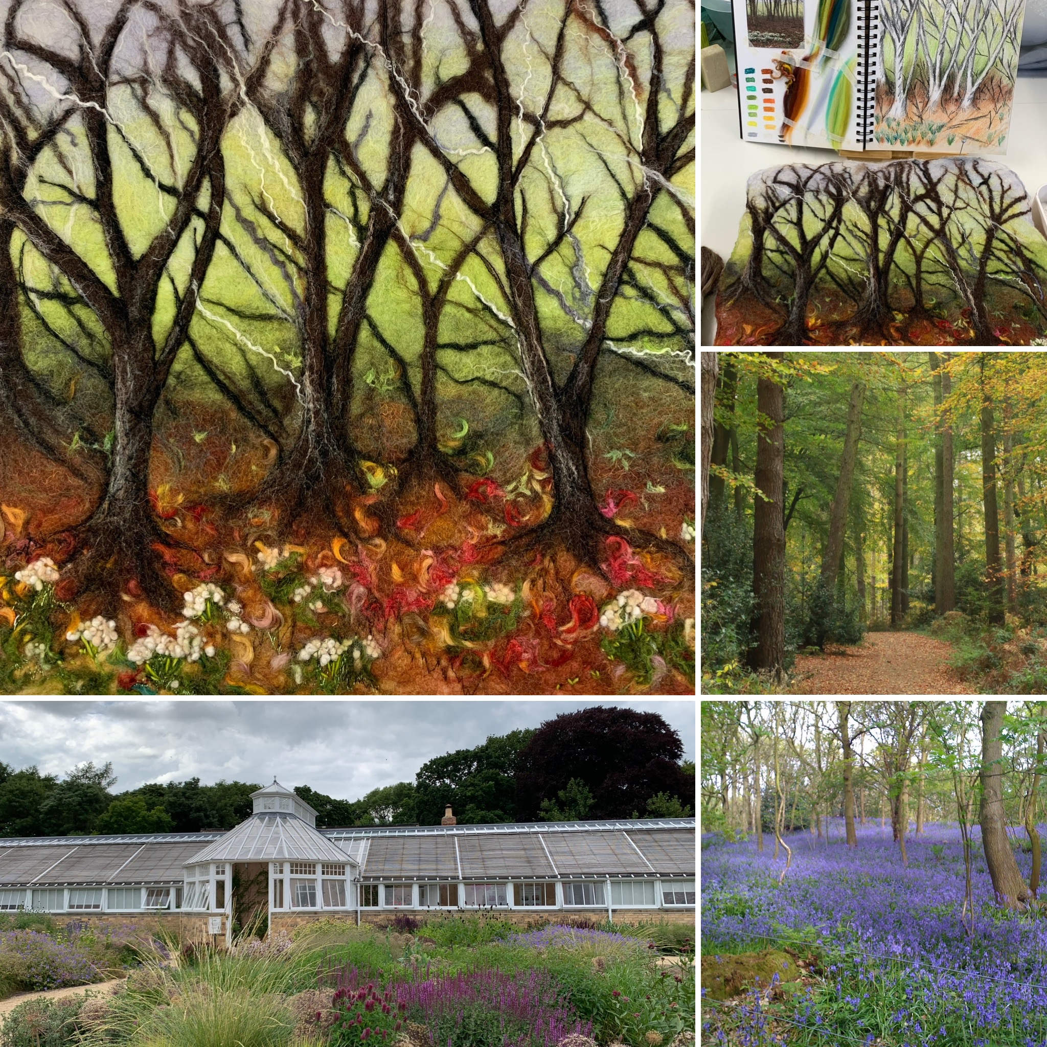 Wet Felting Woodlands in Wool Workshop - 3rd October 2026 - Image 2