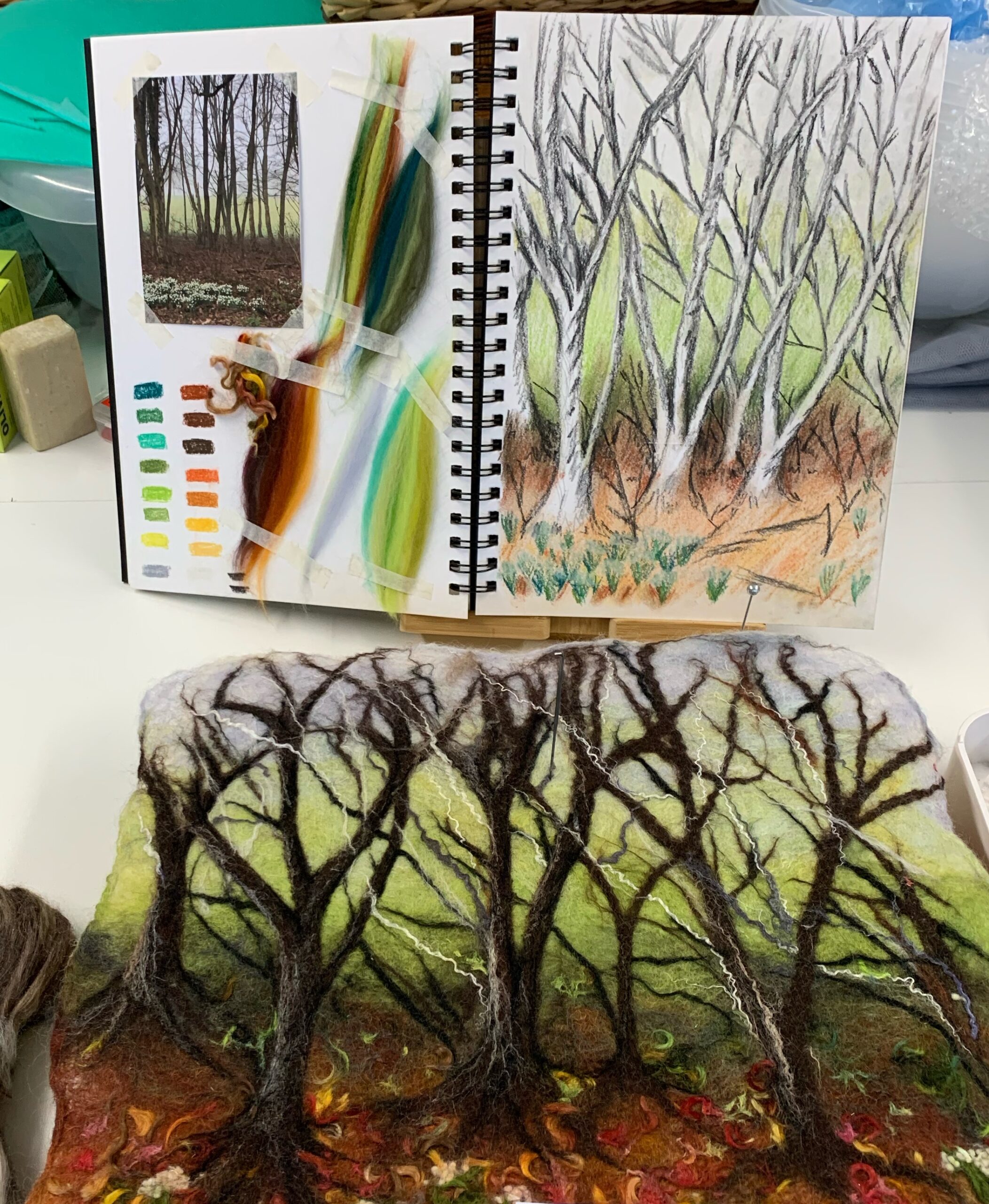 Wet Felting Woodlands in Wool Workshop - 3rd October 2026 - Image 4