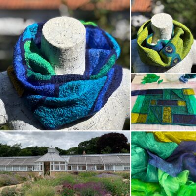 Wet Felting Nuno Reversible Cowl Workshop
