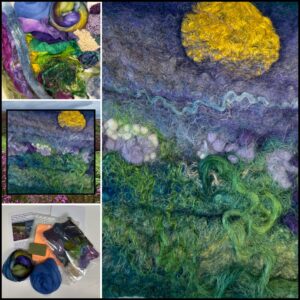 Wet Felting Miniature Landscape Kit